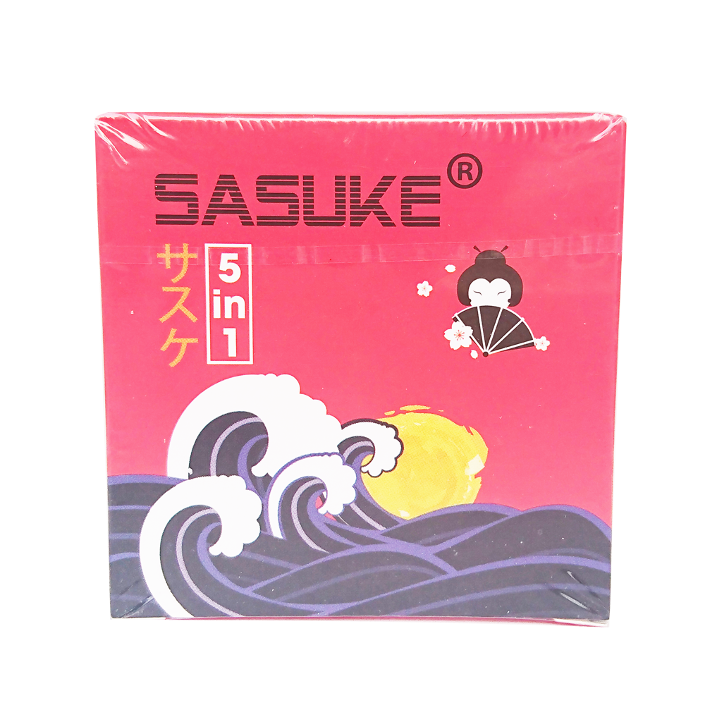 Bao Cao Su Siêu Mỏng, Gân, Gai, Chống Xuất Tinh Sớm Sasuke 5in1 Hộp 3 Chiếc tại Đà Nẵng