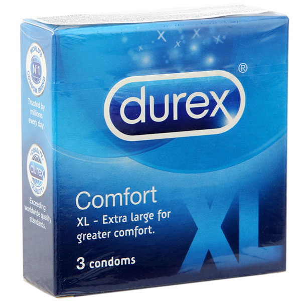 Bao cao su size lớn Durex Comfort ̣3c tại Đà Nẵng
