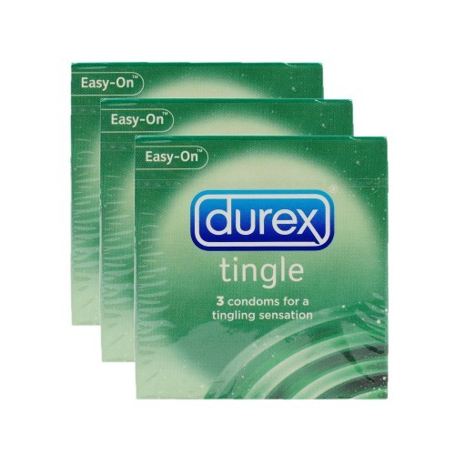 Bao Cao Su Durex Tingle Mát Lạnh Với Hương Bạc Hà