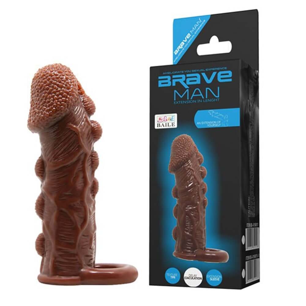 Bcs đôn dên Brave Man Baile - Bao cao su có quai đeo bìu bao cao su Đà Nẵng