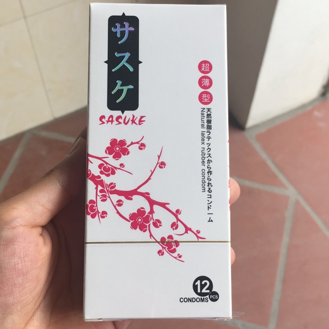 [CHÍNH HÃNG] Tại Đà Nẵng Bao cao su SASUKE hộp 12 cái