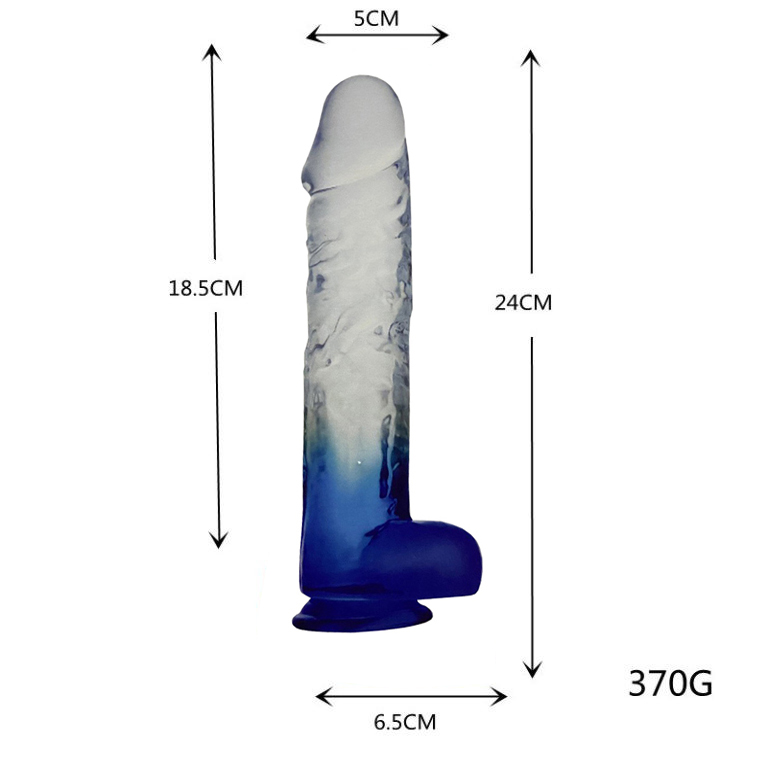 Dương vật giả gắn tường trong suốt ENDURO size khủng 9.5inch