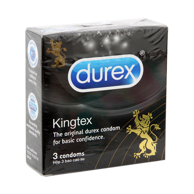 Bao Cao Su DUREX KINGTEX 3S ( 3 cái ) tại Đà Nẵng
