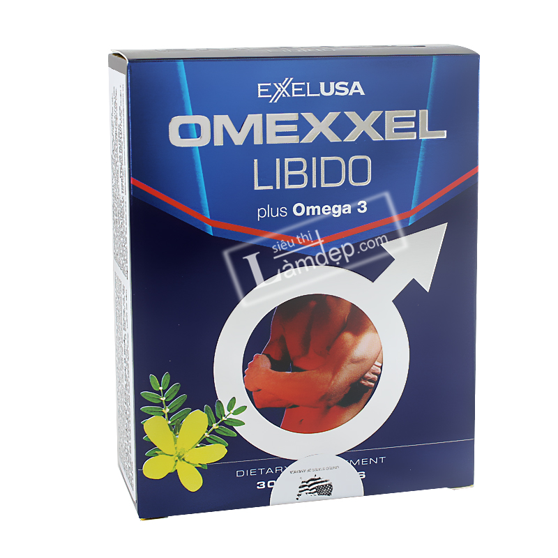Viên uống tăng cường sinh lý nam giới tại Đà Nẵng Omexxel Libido 30 viên - Xuất xứ Mỹ ( thuốc điều trị sinh lý Đà Nẵng )